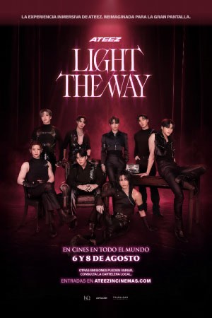 Póster de ATEEZ LIGHT THE WAY(SUB 2D) — En cartelera hoy en Cali 2026-08-05