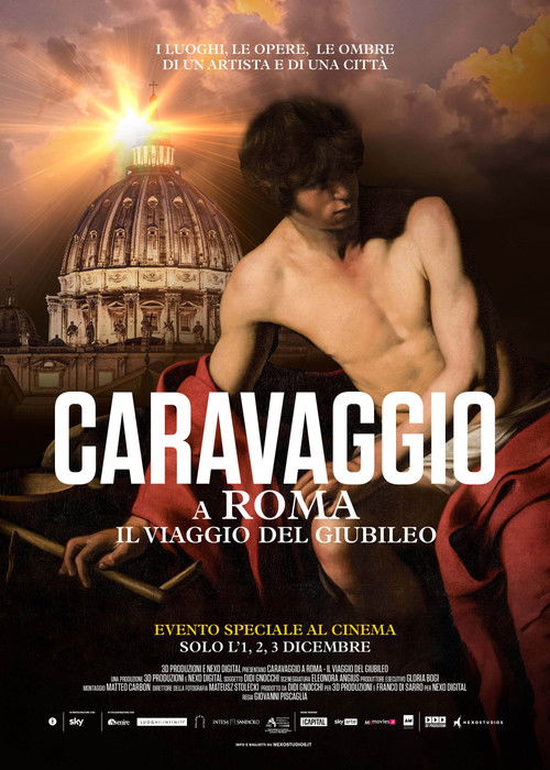 Póster Caravaggio a Roma - Il viaggio del Giubileo — Cartelera CACIQUE Bucaramanga