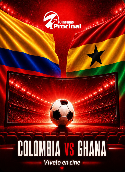 Póster de COLOMBIA VS GHANA — En cartelera hoy en Buga 2026-07-02