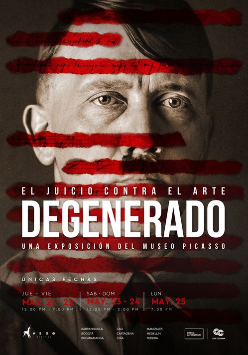 Hitler's Big Fear.The Trial Against Degenerate Art Poster — Now Playing in Colombia 2026-05-21
