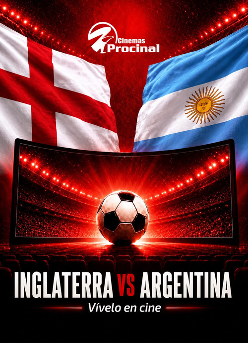 Inglaterra vs Argentina Poster — Now playing in Neiva 2026-07-14