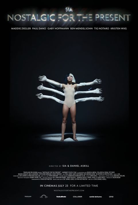 Póster Sia: Nostalgic For The Present — En cartelera hoy en Colombia 2026-07-22