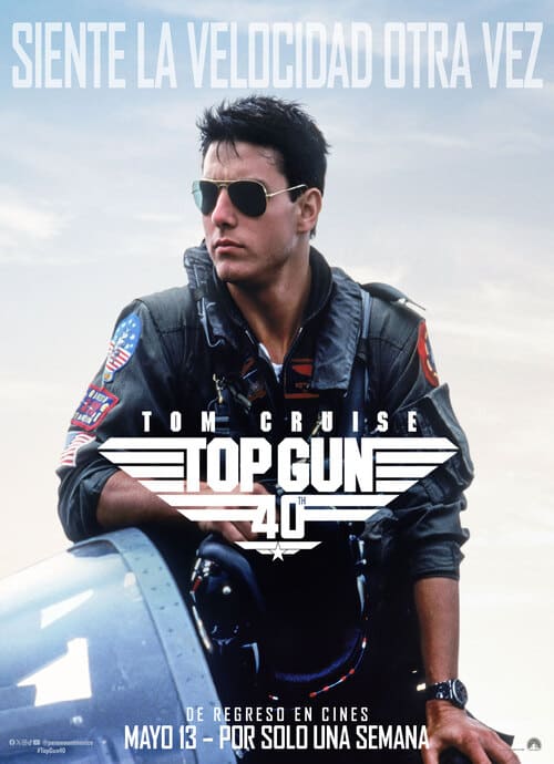 Póster de TOP GUN 40TH ANNIVERSARY — En cartelera hoy en Cali 2026-05-12