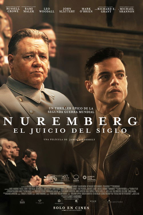 Póster de Nuremberg: El juicio del siglo — En cartelera hoy en Cali 2026-03-25