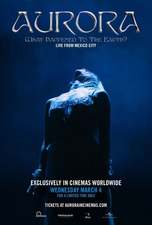AURORA: What Happened to the Earth? Live From Mexico City Poster — Now playing in Cali 2026-03-03