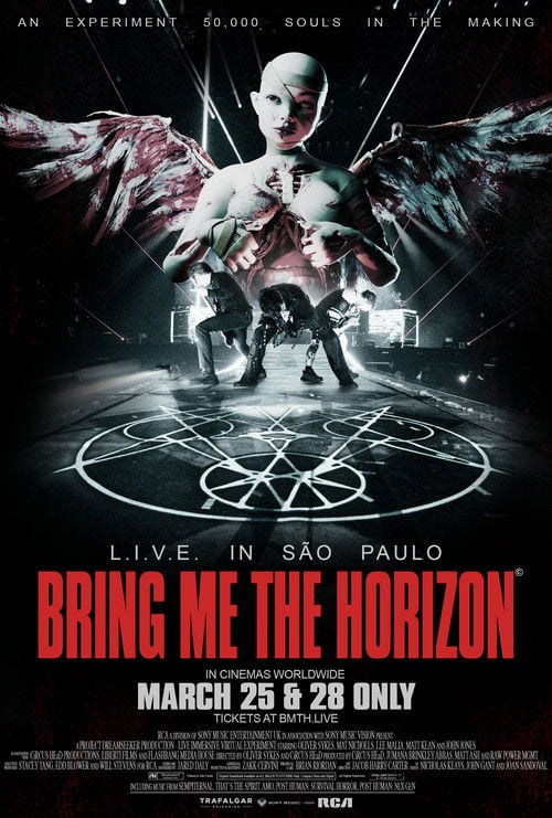 Bring Me the Horizon: L.I.V.E. in São Paulo Poster — Now playing in Bogotá 2026-03-24