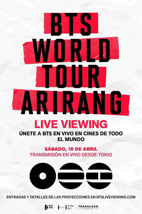 BTS World Tour 'Arirang' in Japan: Live Viewing Poster — Now playing in Ibagué 2026-04-17