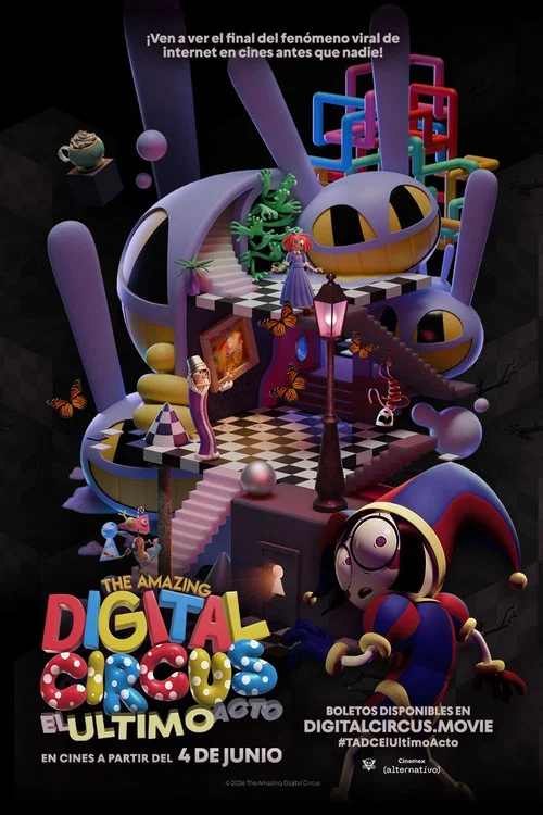 Póster The Amazing Digital Circus: El Ultimo Acto — Cartelera Cinemark Ibagué Ibagué