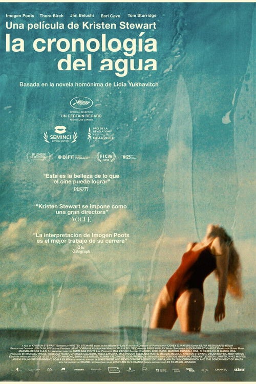 The Chronology of Water Poster — Now playing in Bogotá 2026-06-17